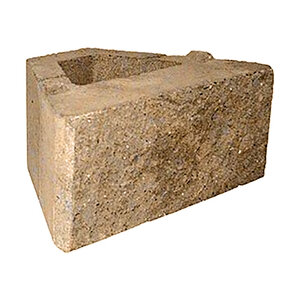 Cambridge Sigma 8 Plus Wall SRW Split Face Sandstone Blend 18 in. x 12 in. x 8 in. (48 pc./pallet)