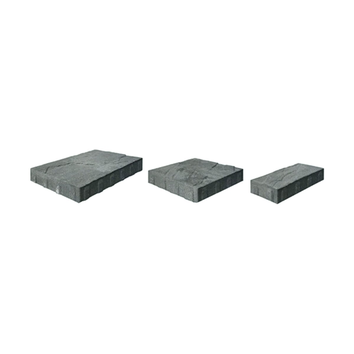 Cambridge Ledgestone LG Drive Paver 3 pc. Bluestone Blend 6-1/2 in. x ...