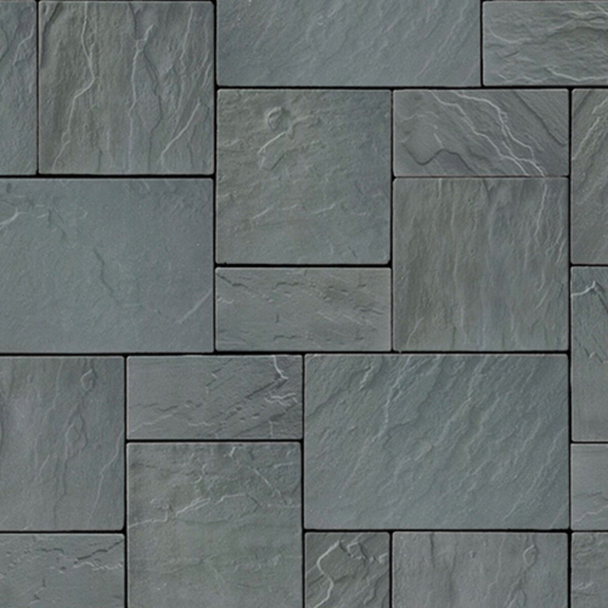 Cambridge Ledgestone LG Drive Paver 3 pc. Bluestone Blend 6-1/2 in. x ...