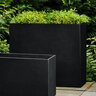 Planter Main Street Onyx Black Lite 31.5 in. x 11.75 in. x 15.75 in.