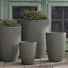Campania Pot Coin Tall Med Pewter Green 12-1/2 in. x 12-1/2 in. x 17-1/2 in.
