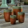 Campania Planter Ojai Med Falling Green Sierra 12-3/4 in. x 12-3/4 in. x 17-1/2 in.