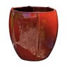 Campania Planter Rib Vault Med Tropic Red 15-3/4 in. x 15-3/4 in. x 15-3/4 in.