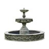 Parisienne Two Tier Fountain Alpine Stone 83 in. x 64 in.