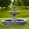 Parisienne Two Tier Fountain Alpine Stone 83 in. x 64 in.