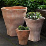 Campania Planter Fox Glove Lg Terra Cotta 19-3/4 in. x 19-3/4 in. x 16-3/4 in.