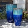 Havana Planter Running Aqua Small 13-1/4 in. x 22-1/2 in.