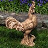 Antique Rooster Statue 15 in. x 8 in. x 20-3/4 in.