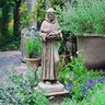 St. Francis with Shell Statue 7-1/2 in. x 9 in. x 29-1/2 in.