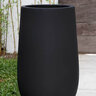 Mews Planter Onyx Black Lite Sm 13-1/2 in. x 23-3/4 in.