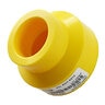 Carrhill 1-1/2 in. x 1 in. Gas Socket Fusion Reducer Coupling Yellow Central
