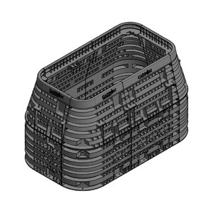 Carson Valve Box Body (only) Rectangle 24 in. x 48 in. x 30 in.H Gray