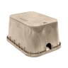 Carson Spec Valve Box Rectangle 12 in. x 20 in. x 12 in.H Tan Box/Tan Lid Overlapping ICV