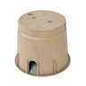 Carson Spec Valve Box Round 10 in. Tan Box/Tan Lid Overlapping ICV w/Bolt