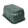 Carson Spec Valve Box Rectangle 17 in. x 30 in. x 18 in.H Green Box/Green Lid Overlapping ICV w/Bolt