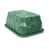 Carson Spec Valve Box Rectangle 17 in. x 30 in. x 12 in.H Green Box/Green Lid Overlapping ICV w/Bolt