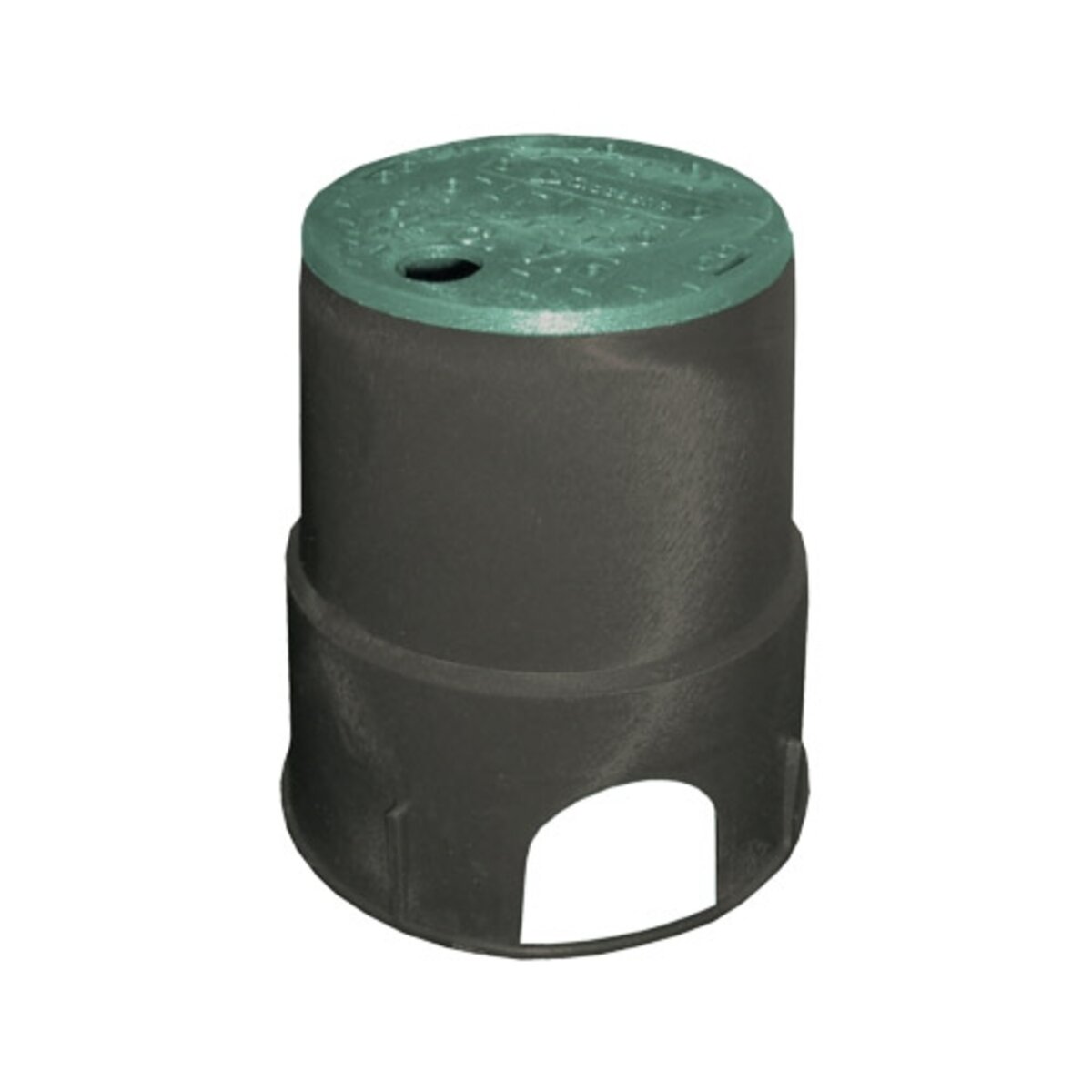 Carson TrussT Valve Box Round 6 in. Black Box/Green Lid Twist-on ICV ...