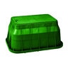 Oldcastle Carson Valve Box Black Box/Green Lid 24 in. x 36 in. x 24 in.