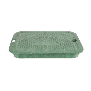 Carson Cover Only Spec Grade 1419 Green 14 in. x 19 in. Rectangle Flush ICV 