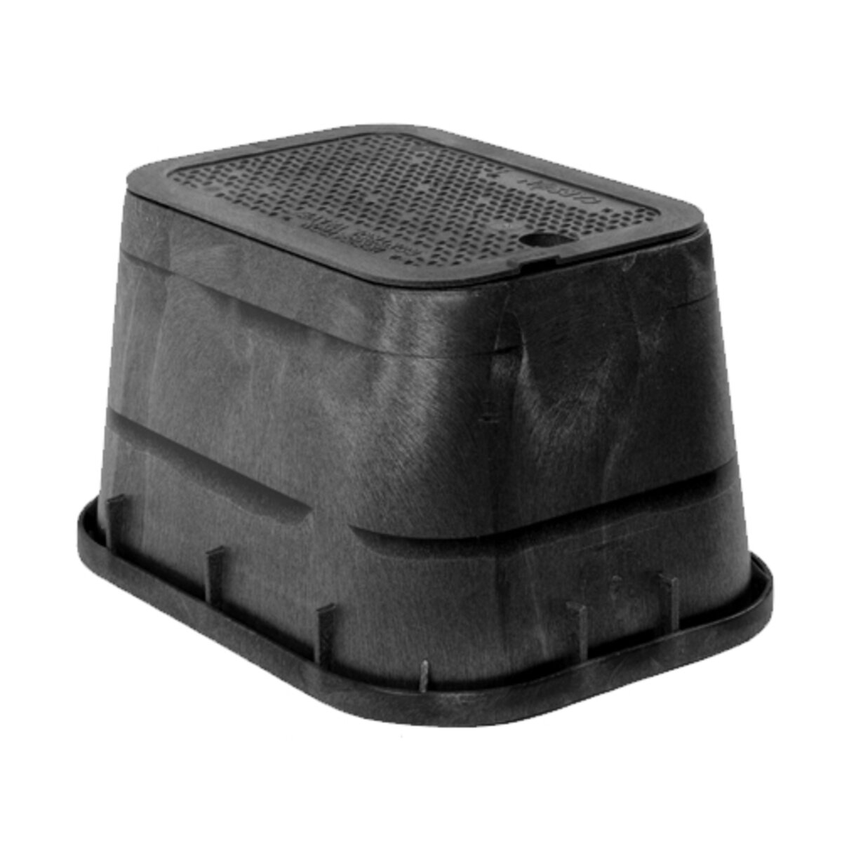 Carson Spec Valve Box Rectangle 14 in. x 19 in. x 12 in.H Black Box