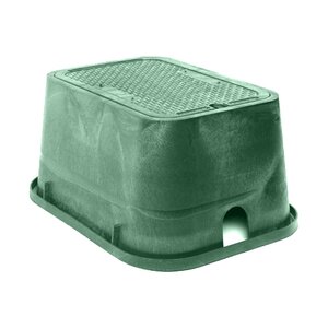 Carson Spec Valve Box Rectangle 12 in. x 20 in. x 12 in.H Green Box/Green Lid Drop-in ICV