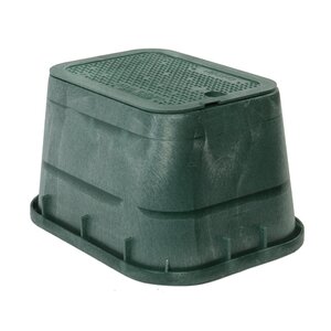 Carson Spec Valve Box Rectangle 14 in. x 19 in. x 12 in.H Green Box/Green Lid Overlapping ICV