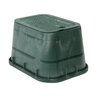 Carson Spec Valve Box Rectangle 14 in. x 19 in. x 12 in.H Green Box/Green Lid Overlapping ICV