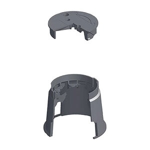 Carson Blk Round Valve Box