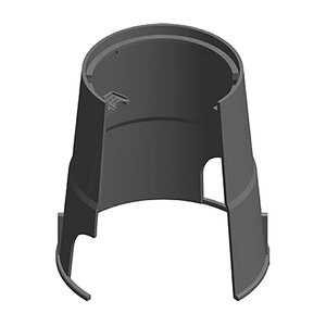 Carson TrussT 6 in. Round Box Only Black 2MsHl Econo