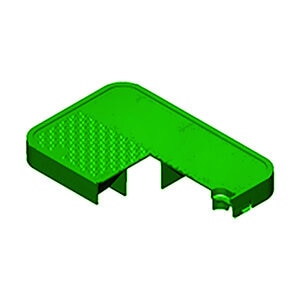 1419 T Cover Green Blank (Lid Only)