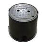 Carson Valve Box Only Green 10 in. Round 2 Mousehole