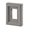 Casa di Sassi Single Receptacle Block Fumo 6 in. x 8 in.