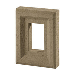 Casa di Sassi Single Receptacle Block Sage 6 in. x 8 in.
