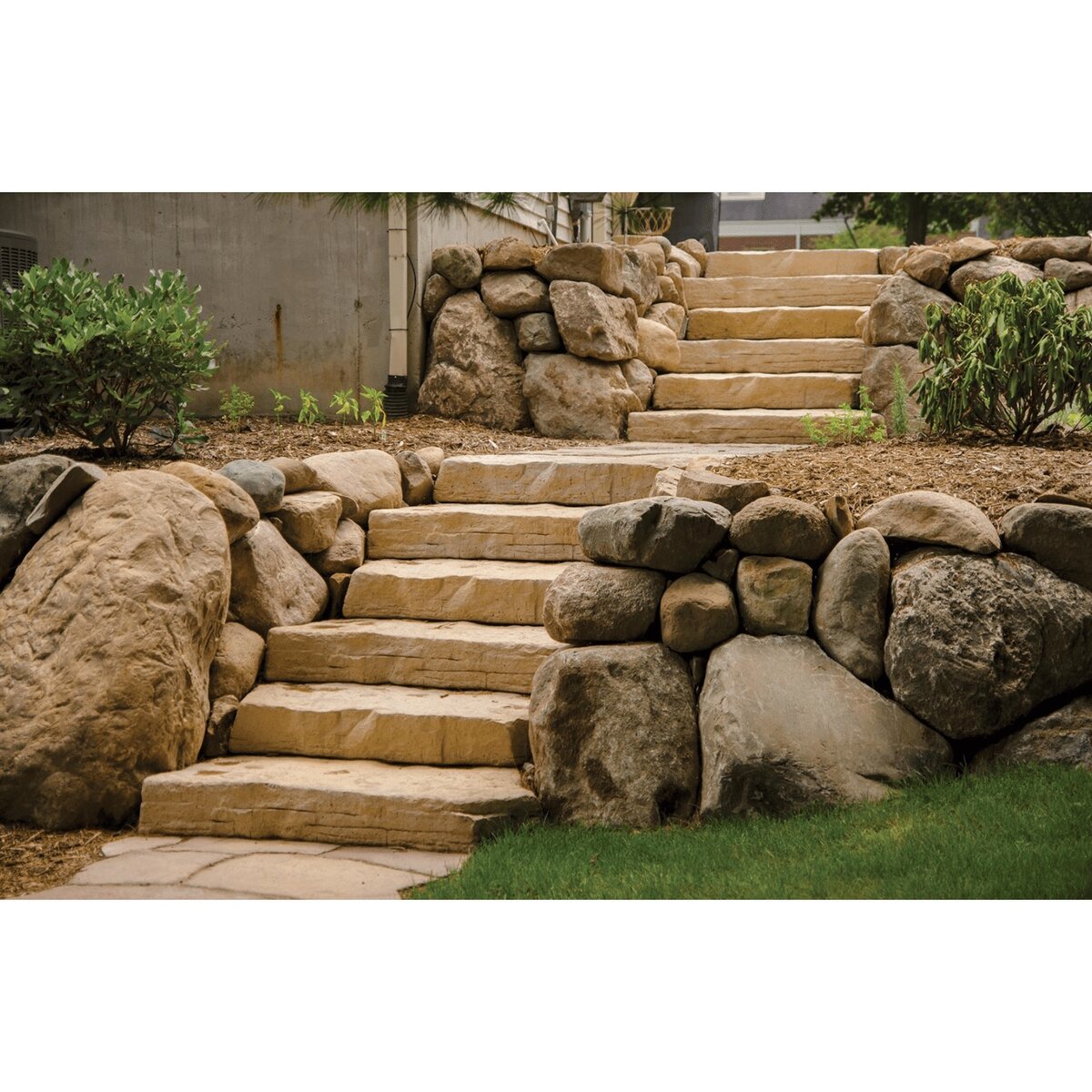 Castohn Standard Irregular Step Western Buff 7 in. Rise Various Shapes ...