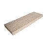 Castohn Flat Wall Cap Stone Texture Chisel Edge Saddle Tan 12 in. x 36 in. (13 pc./pallet)