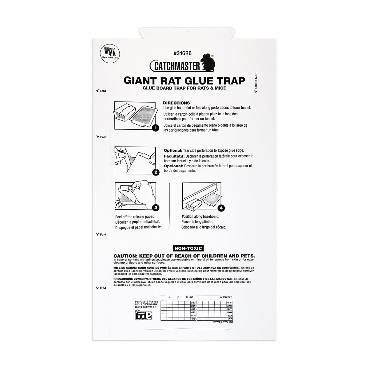 Catchmaster MaxCatch Giant Rat Glue Board (24/box) | SiteOne US