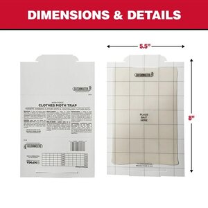 Catchmaster Clothes Moth Traps, 2 x 24-Count
