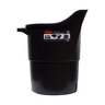 Catchy Can Mini Trash Can With Extended Flat Lip. Black 20 Gal.