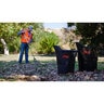 Catchy Can Mini Trash Can With Extended Flat Lip. Black 20 Gal.