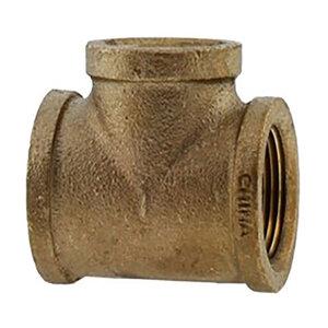 Cello Cast Bronze Heel Tee 1 in. x 1/2 in.