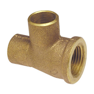 Tee Cast Copper C x F x C 3/4 in. Lead Free