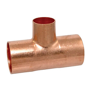 Reducing Tee Fitting Wrought Copper 1 in. x 1/2 in. x 1 in. C x C x C