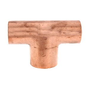 Cello Reducing Tee Fitting Wrought Copper C x C x C 3/4 in. x 3/4 in. x 1 in.