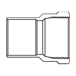 Reducing Adapter Wrot Copper C x F 3/4 in. x 1 in.