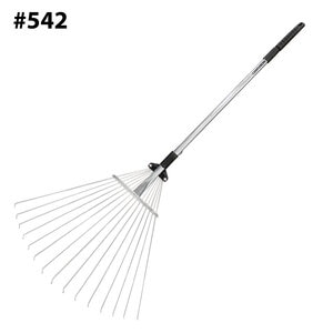 Centurion Telescopic Steel Leaf Rake w/ Adjustable Folding Head