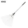 Centurion Telescopic Steel Leaf Rake w/ Adjustable Folding Head