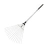 Centurion Telescopic Steel Leaf Rake w/ Adjustable Folding Head