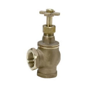 Champion Angle Valve with Union Yellow Brass 2 in. FIPT Rising Swivel