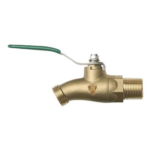 Hose Bib Champion Ball Valve 3/4 MIPT No-Kink