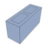 6816 Concrete Block Lightweight Standard Cored 6 in. x 8 in. x 16 in.